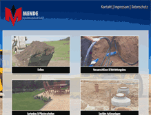 Tablet Screenshot of mende-gmbh.info